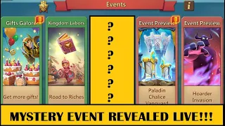 Lords Mobile - MYSTERY EVENT REVEALED LIVE! BARGAIN STORE!!!