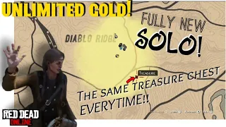 *FULLY NEW* SOLO! TREASURE CHEST GLITCH in Red Dead Online! Unlimited Gold Glitch RDR2!