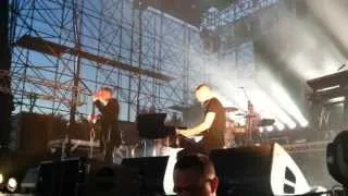 HURTS - Somebody to die for & Evelyn (Most Festival in Minsk, 02.07.2013)