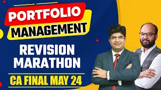 Portfolio Management Revision Marathon | CA Final AFM Revision May 24 | AFM Marathon May 2024