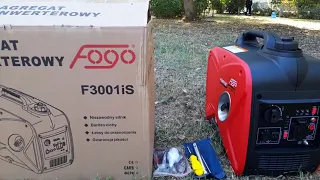 ІНВЕРТОРНИЙ ГЕНЕРАТОР FOGO F3001IS   -ЩО у комплекті?