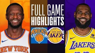 NBA GAME RECAP: NEW YORK KNICKS 114, LOS ANGELES LAKERS 109 | KABURIT TV