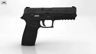 SIG Sauer P320 by 3D model store Humster3D.com