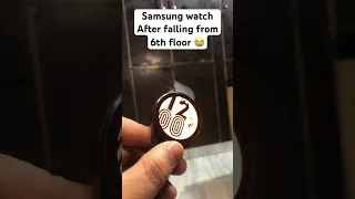 Samsung galaxy watch 4 drop test😭 #youtubeshorts #smartwatch #ytshorts #viral #shorts #funny #games