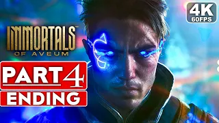 IMMORTALS OF AVEUM ENDING Gameplay Walkthrough Part 4 [4K 60FPS PC ULTRA] No Commentary (FULL GAME)