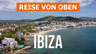 Ibiza von Drohne | Luftaufnahmen Video 4k | Spanien, Insel Ibiza von oben