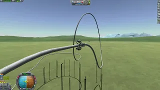 Monorail Rollercoaster in KSP 1