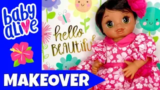 🌺Baby Alive Makeover! 🤗"Real As Can Be" Baby Has A Big Change + Special Name Reveal!💖