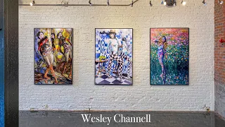 Wesley Channell "Human Canvas" Exhibition