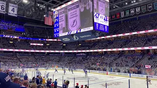 Tampa Bay Lightning Warmups 10/6/18 vs Florida Panthers Home Opener