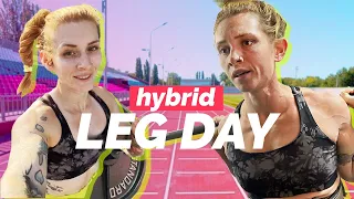 Running and Lifting | Full Hybrid Athlete Leg Day Workout