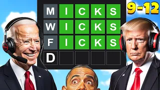 US Presidents Play WORDLE 9-12