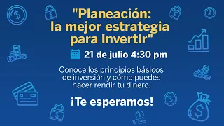 Webinar planeación: la mejor estrategia para invertir