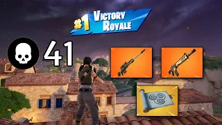 41 Elimination Solo VS Squads Win Full Gameplay (Fortnite Chapter 5 Season 2 Zero Builds)