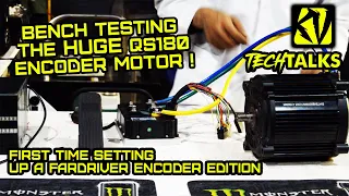 Kilovolt Tech Talks EP013: Bench testing the QS180 Encoder Based Mid Driver Motor *INSANE TORQUE**