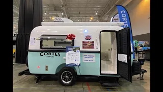 Cortes 17 on display at the Ohio RV Show 2024 Jan 10-14 at the Cleveland IX Expo Center.