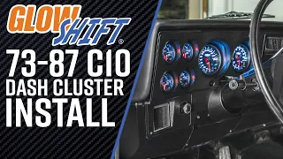Installation | GlowShift Replacement 6 Gauge Cluster Dash Panel for 1973-1987 Chevy C10