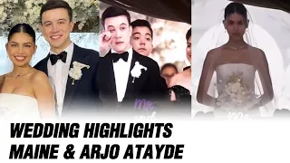 WEDDING HIGHLIGHTS: MAINE MENDOZA & ARJO ATAYDE
