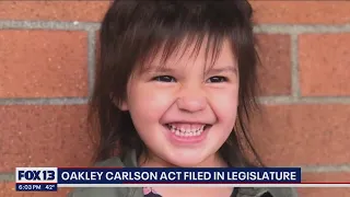 'Oakley Carlson Act' filed in the Washington Legislature | FOX 13 Seattle