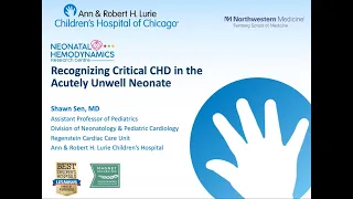 Recognizing Critical Congenital Heart Disease in the Acutely Unwell Neonate