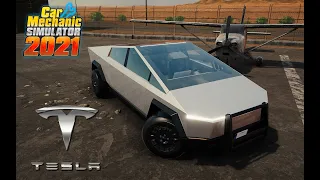 Car Mechanic Simulator 2021 Gameplay - Tesla Cybertruck How to full restore and tuning