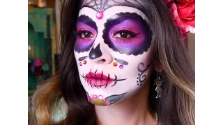 Sugar Skull Makeup Tutorial | Dia de los Muertos - Halloween Makeup