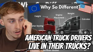British Guy Reacting to Why American and European Trucks Are So Different
