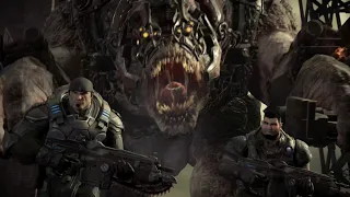 Gears Of War Ultimate Edition Brumak | Xbox One X 4K Gameplay