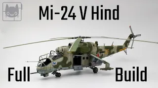 Soviet Crocodile. Mi-24V Hind in 1:48, Zvezda. Full Build