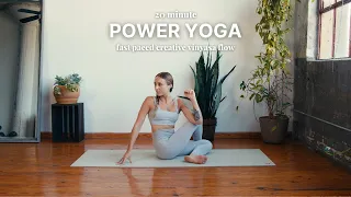 20 Minute Strength & Cardio Power Vinyasa | fast paced yoga flow