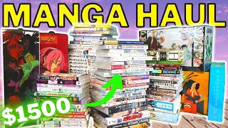 $1500+ HUGE Manga Haul  |  What Have I done