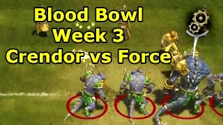 Blood Bowl 2: Crendorian Invitational Week 3 vs Force | WoWcrendor