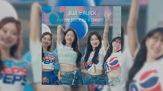 blue & black - oh my girl x ive x cravity (speed up)