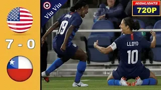USA vs Chile 7-0 All Goals & Highlights ( Last 2 Games 2018 )