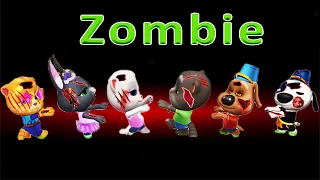 R.I.P. Tom ZOMBIE. Turning into a ZOMBIE  - Among US - IMPOSTOR. My Talking Tom Friends