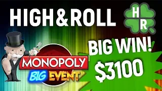 Play Monopoly Big Event Slot Machine Online (WMS) Free  Bonus Game