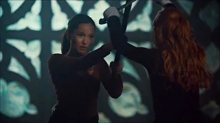 Clary and Aline fight scene | Shadowhunters 3x15