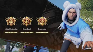 Chicken dinner with medals,Erangle