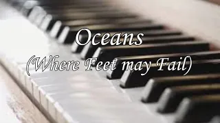 Oceans (Where Feet May Fail) / Minus One with lyrics