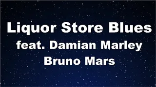 Karaoke♬ Liquor Store Blues - Bruno Mars 【No Guide Melody】 Instrumental, Lyric