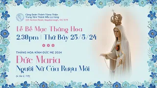 Lễ Bế Mạc Tháng Hoa, 2.30pm | Thứ Bảy 25/5/24