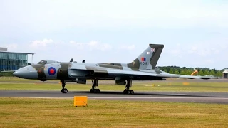 Avro Vulcan display at the Farnborough Air Show 2014