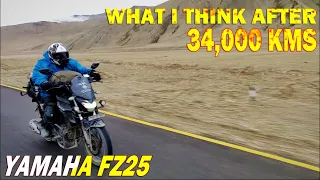Yamaha FZ25 Genuine Long Term Ownership Review - 34,000 kms done | FZ25 BS4 | Hindi | RidingSoulRV