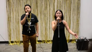 Rov Pom Koj Dua by Maa Vue ft. David Yang - Ali Chang and Nancy Chang (cover)