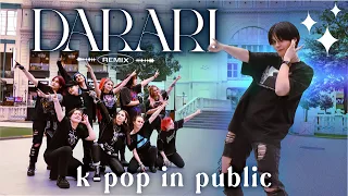 [KPOP IN PUBLIC | ONE TAKE] TREASURE - Darari (remix) | dance cover by 2X TROUBLE