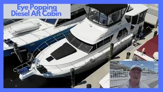 EP 42: Carver 440 Diesel Aft Cabin Boat Tour [1993]