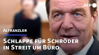 Altkanzler Schröder hat keinen Anspruch auf staatlich finanziertes Büro | AFP