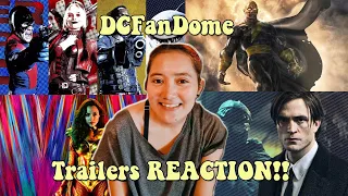 REACTING TO DCFanDome TRAILERS/TEASERS! (The Batman, The Suicide Squad, Wonder Woman 1984)