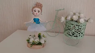 Балерина из полимерной глины🌸своими рукам🪷