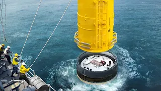 The Fascinating Process of Installing Billions $ Wind Farms in Middle of the Ocean